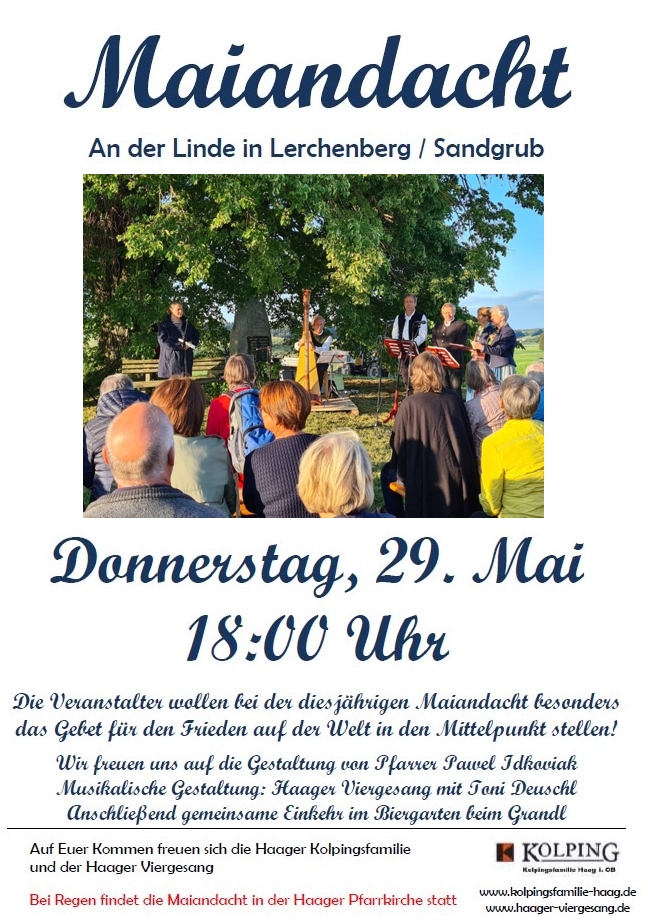 Maiandacht an der Linde
